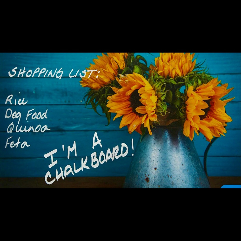 🌟 Brand New Custom Photo Chalkboard